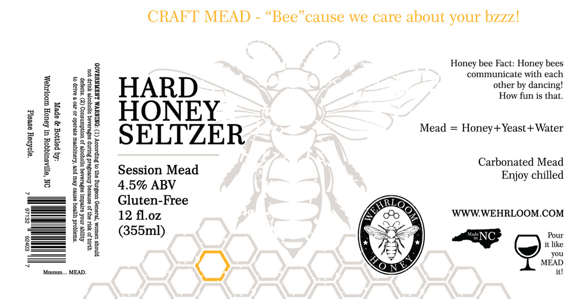 Hard Honey Seltzer