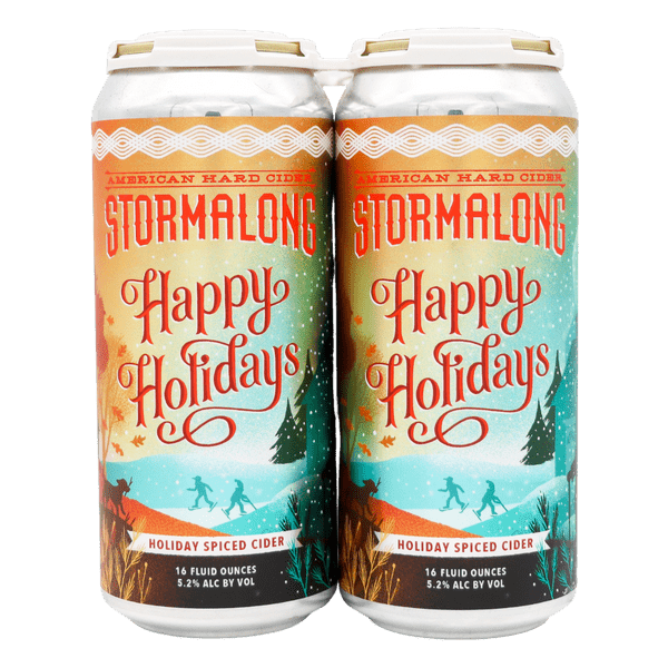 Happy Holidays 16 oz. 4 Pack