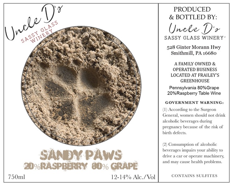 Raspberry Grape Blend - Sandy Paws