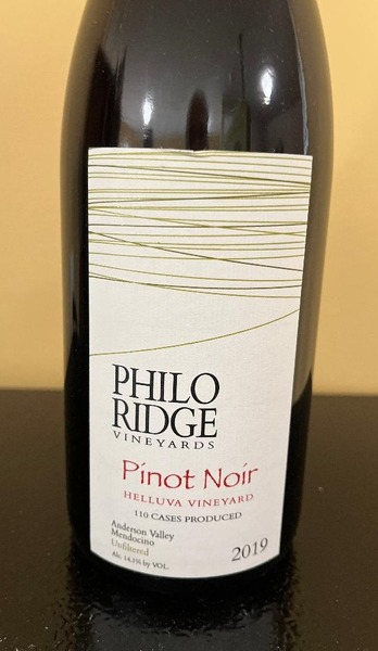 2019 Pinot Noir Helluva Vineyard