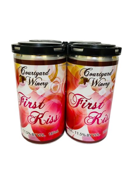 First Kiss, 4 Pack Single Serve Cans