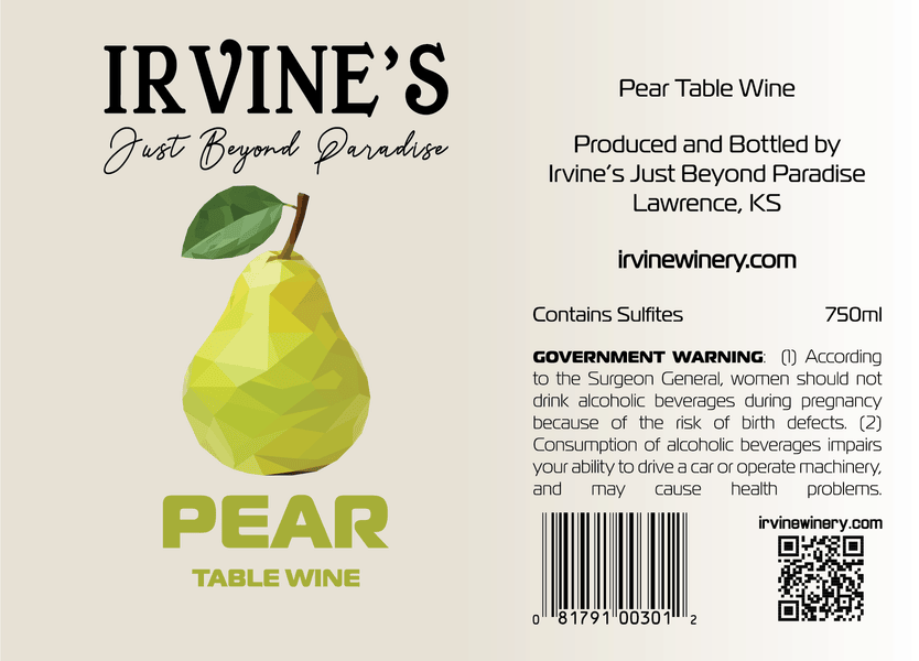 Pear Table Wine