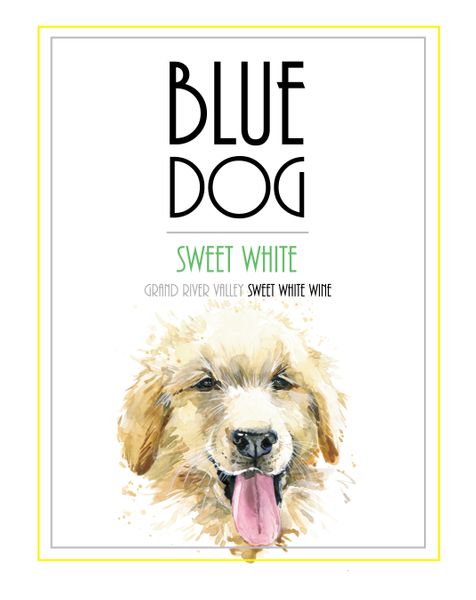 Blue Dog Sweet White