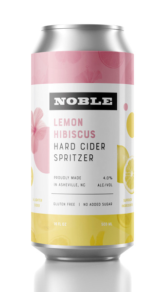 Lemon Hibiscus Hard Cider Spritzer