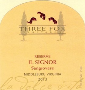 2013 Il Signor Sangiovese Reserve