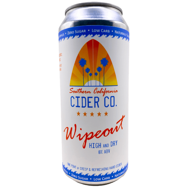 "Wipeout" High & Dry Apple Champagne Cider - 4 Pack