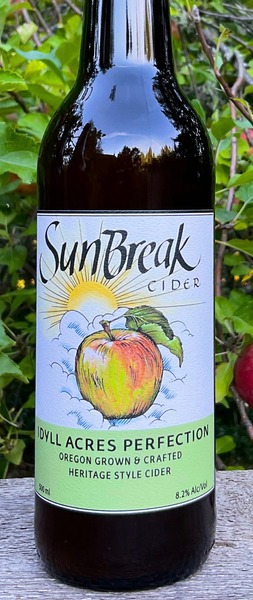 Idyll Acres Perfection Sun Break Sparkling Cider (4 Stars, CE)