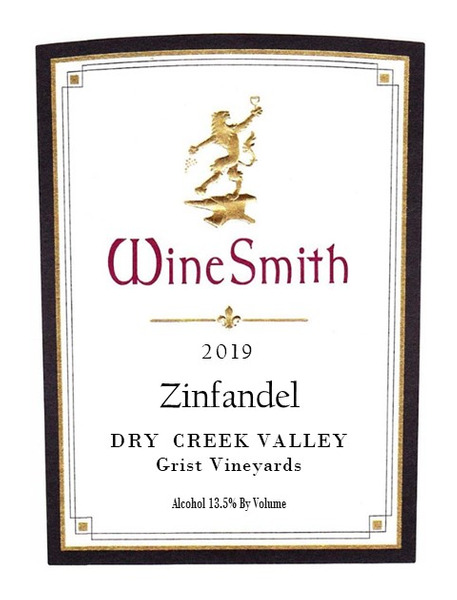 2019 WineSmith Zinfandel, Dry Creek Valley