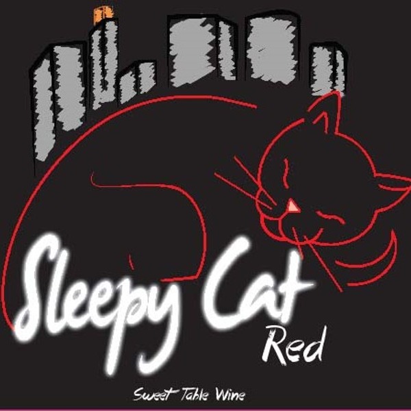 Sleepy Cat Red