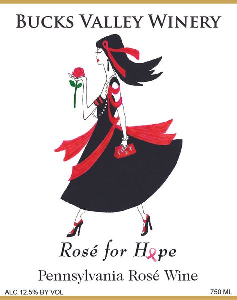 2018 Rosé for Hope (Semi Dry Rose)