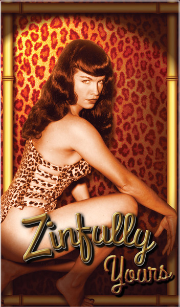 Zinfully Yours Bettie Page Zinfandel