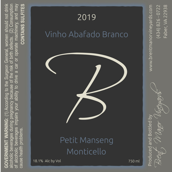 2019 Vinho Abafado Branco