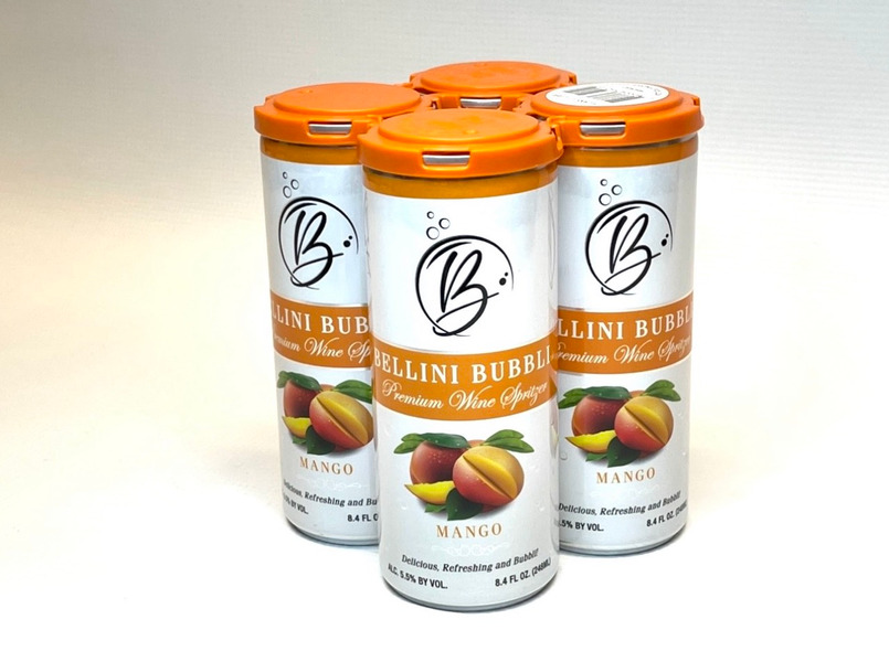 BELLINI BUBBLI MANGO 4-PACK