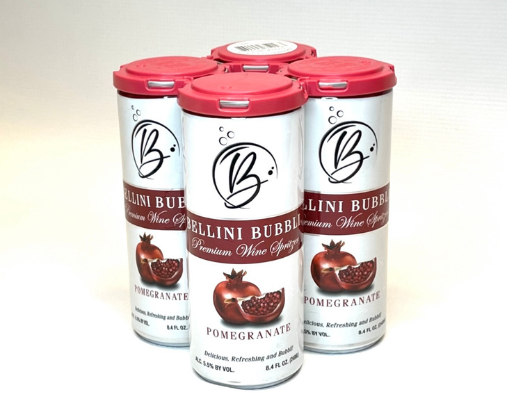 BELLINI BUBBLI POMEGRANATE  4-PACK