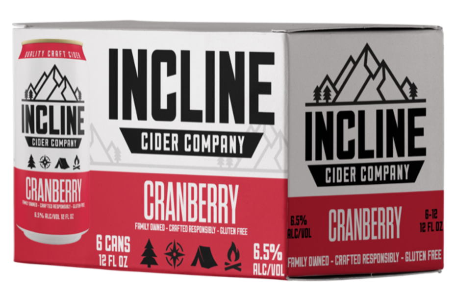 Incline Cider Cranberry 6 pk