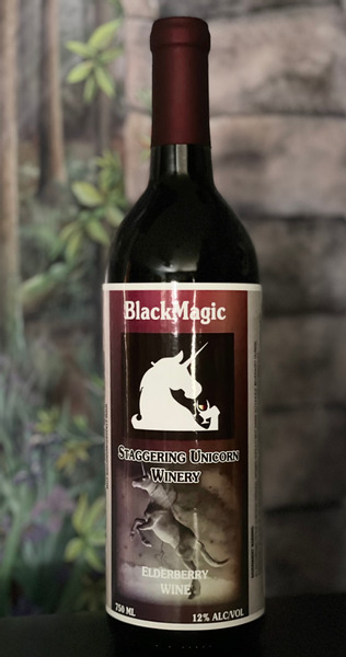 Black Magic-Dry Elderberry Wine