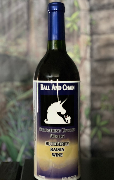 Ball & Chain-Blueberry Raisin Wine