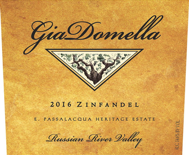 2016 Zinfandel - E. Passalacqua Heritage Estate