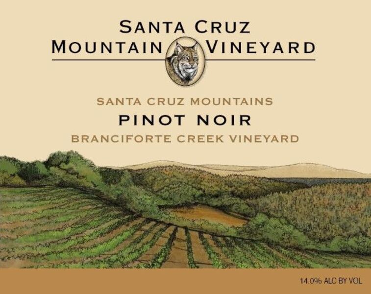 Santa Cruz Mountain Vineyard 2014 Branciforte Creek Vineyard Pinot Noir 