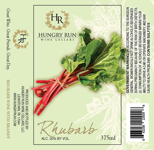 2019 Rhubarb Dessert Wine