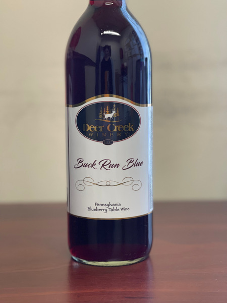 2022 Buck Run Blue Pennsylvania Blueberry Table Wine