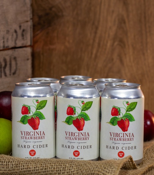 Virginia Strawberry Six Pack 12 Oz. Cans