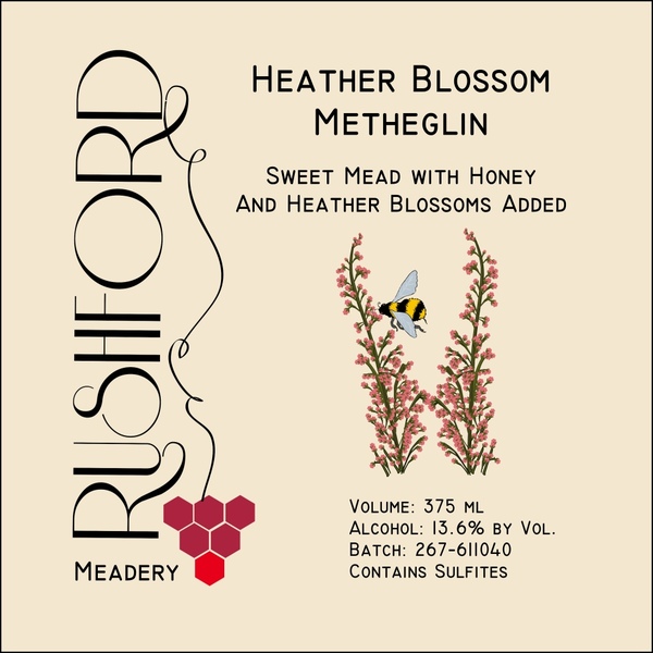 2016 Heather Blossom Metheglin - 375ml