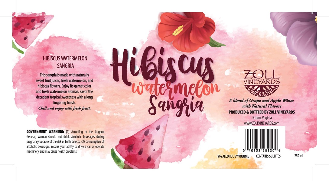 Hibiscus Watermelon Sangria