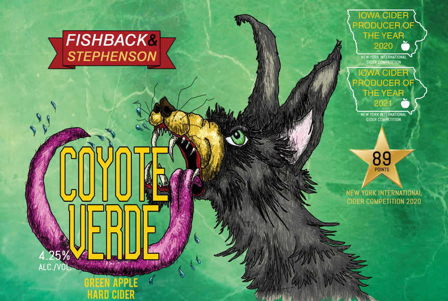 Coyote Verde: Green Apple Hard Cider (24 PACK)