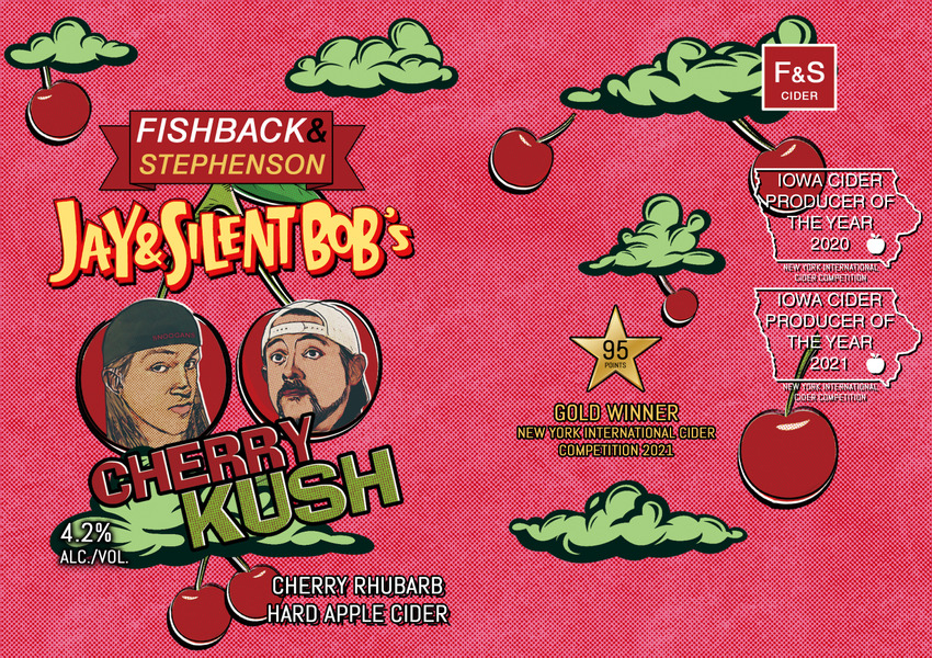 Jay & Silent Bob's Cherry Kush Cherry Rhubarb Hard Apple Cider (24