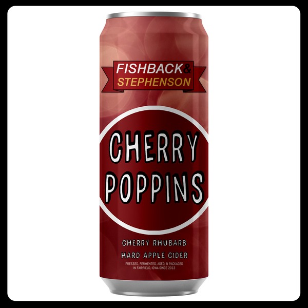 Cherry Poppins: Cherry Rhubarb Hard Apple Cider (12 PACK)