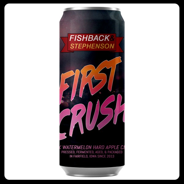 First Crush: Pink Watermelon Hard Apple Cider (12 PACK)