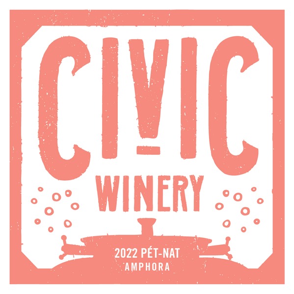 2022 Civic Winery Amphora Pinot Noir & Chardonnay Pét-Nat