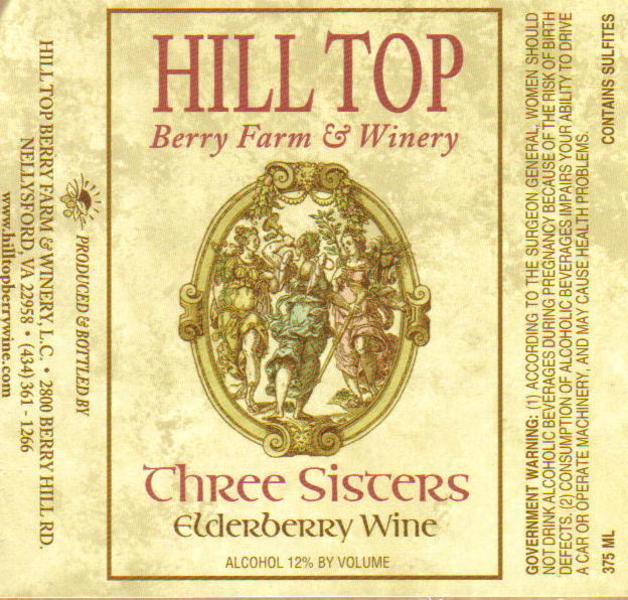 Three Sisters Elderberry Wine