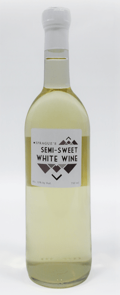 2018 Sprague's Semi-Sweet White Wine