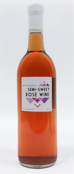 2018 Sprague's Semi-Sweet Rose' Wine