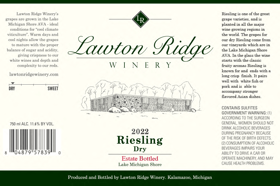 2022 Dry Riesling