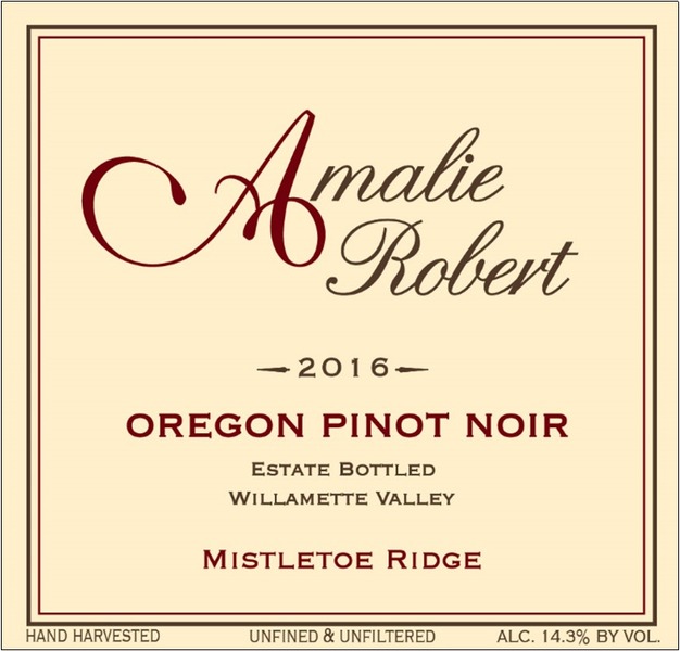 2016 Mistletoe Ridge Pinot Noir