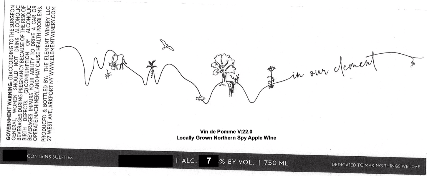 2022 IOE Vin de Pomme V22.0