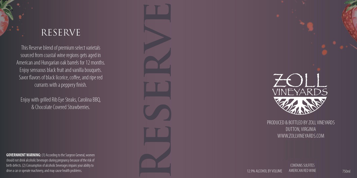 2014 Reserve Cabernet Franc