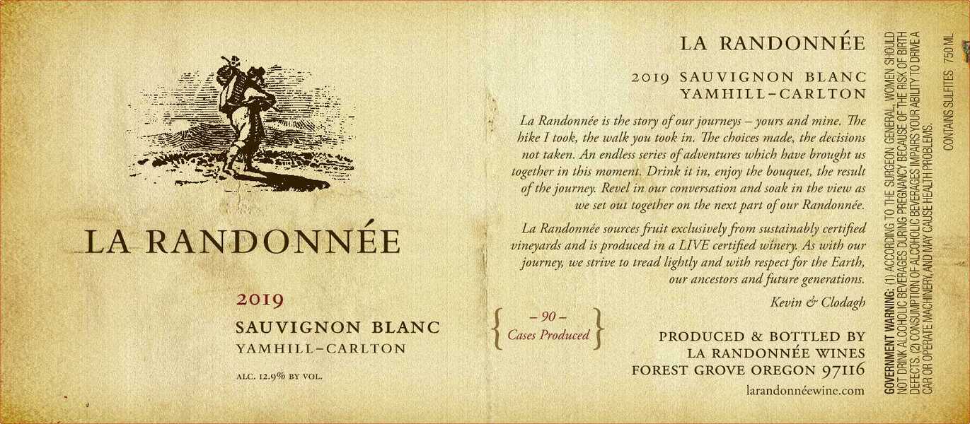 2019 Sauvignon Blanc Yamhill-Carlton