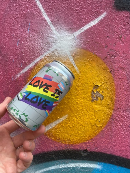 Love is Love Pride Cans