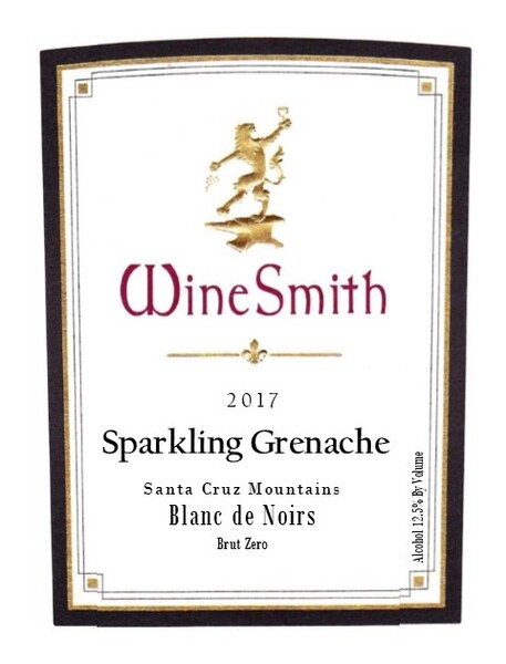 2017  WineSmith Sparkling Grenache Blanc De Noirs Brut Zero