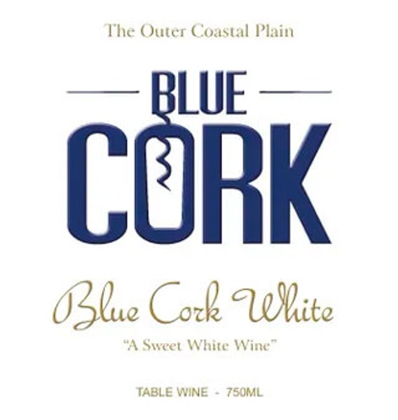 Blue Cork White