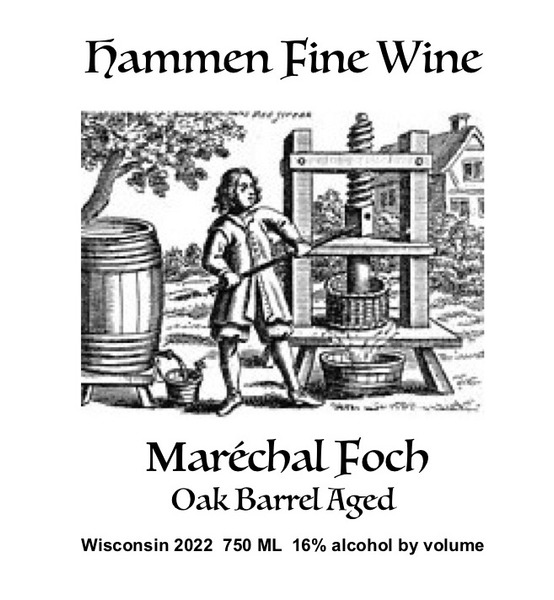 2023 Oak Barrel Aged Maréchal Foch