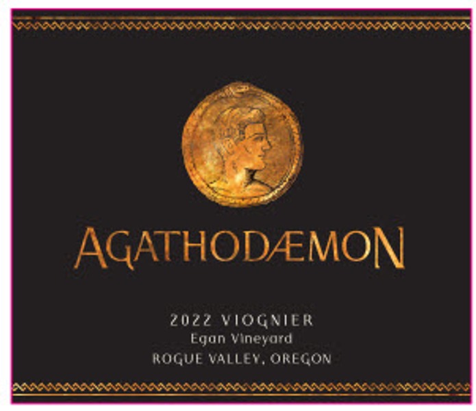 2022 Agathodaemon Estate Viognier 100%