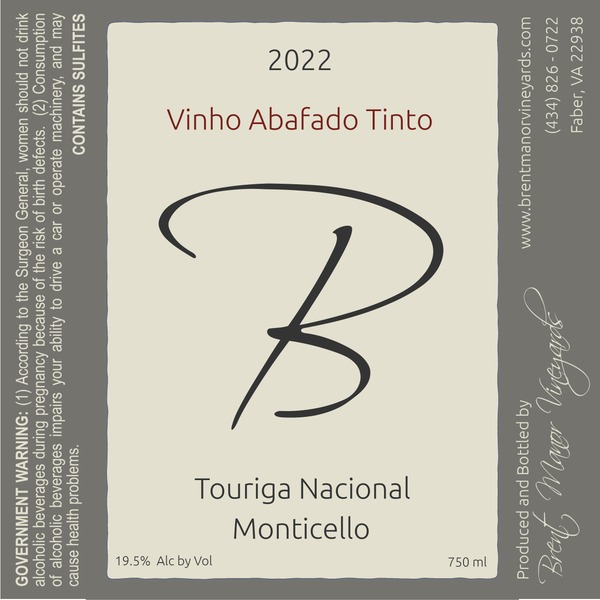 2022 Vinho Abafado Tinto