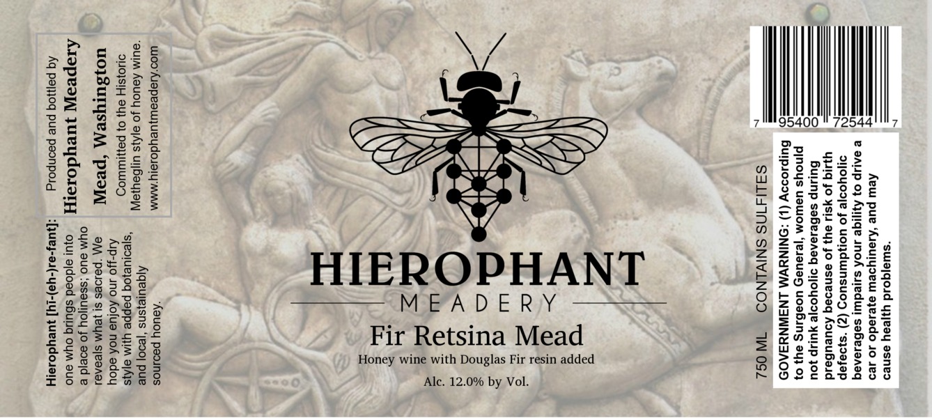Douglas Fir Retsina Mead 