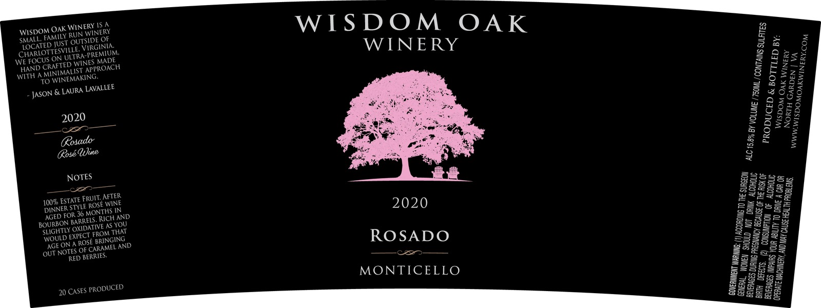 2020 Rose Port-Style Wine