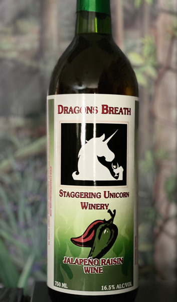 Dragons Breath - Jalapeño Raisin Wine